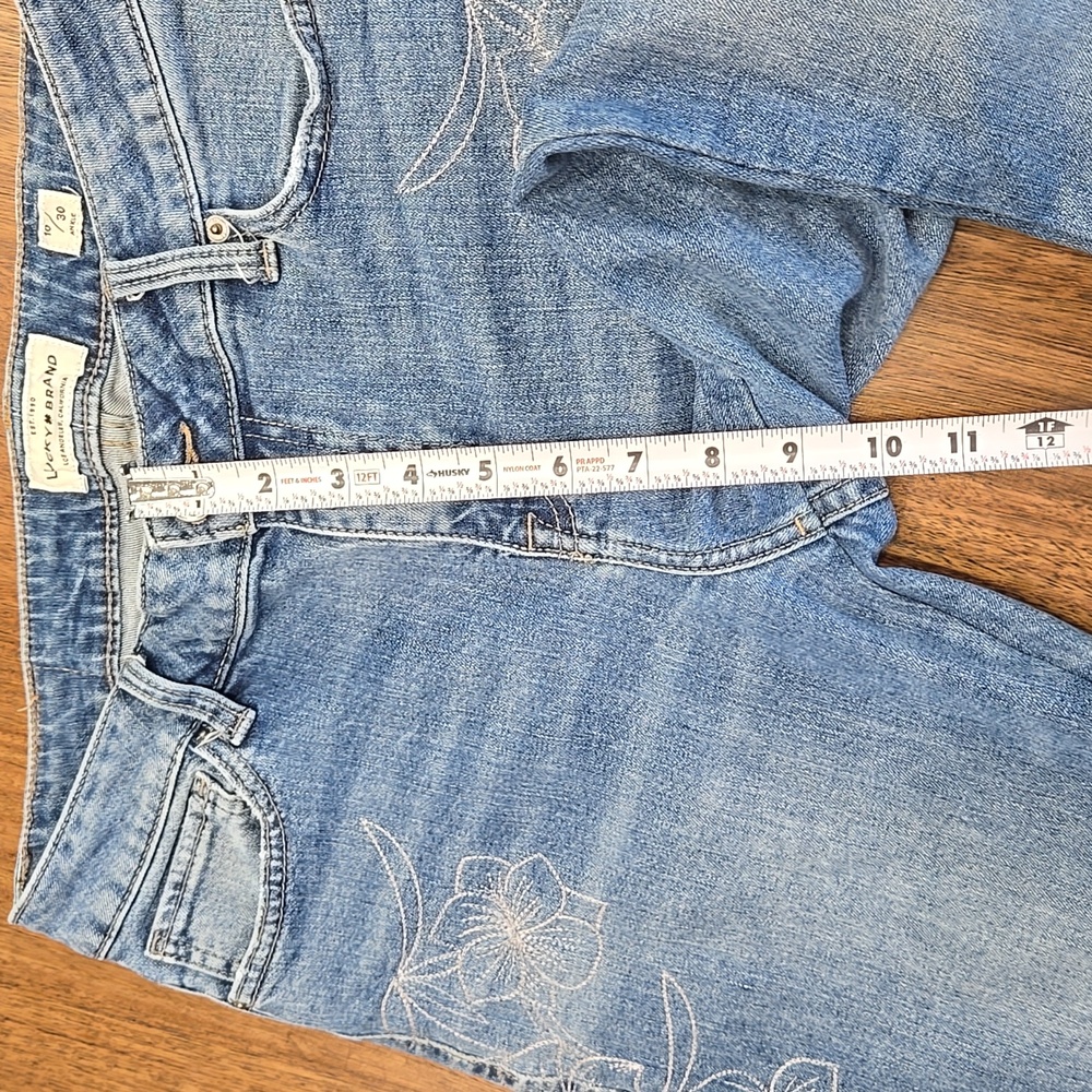 Lucky Brand Lolita Skinny Embroidered Jeans 25" Inseam - Picture 3 of 14
